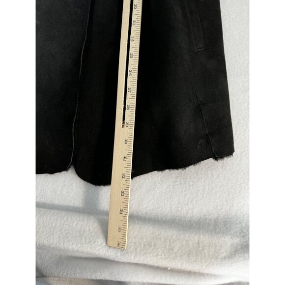 Blue Duck Women’s Coat M Genuine Shearling Fur Sheepskin Black READ - Picture 14 of 15